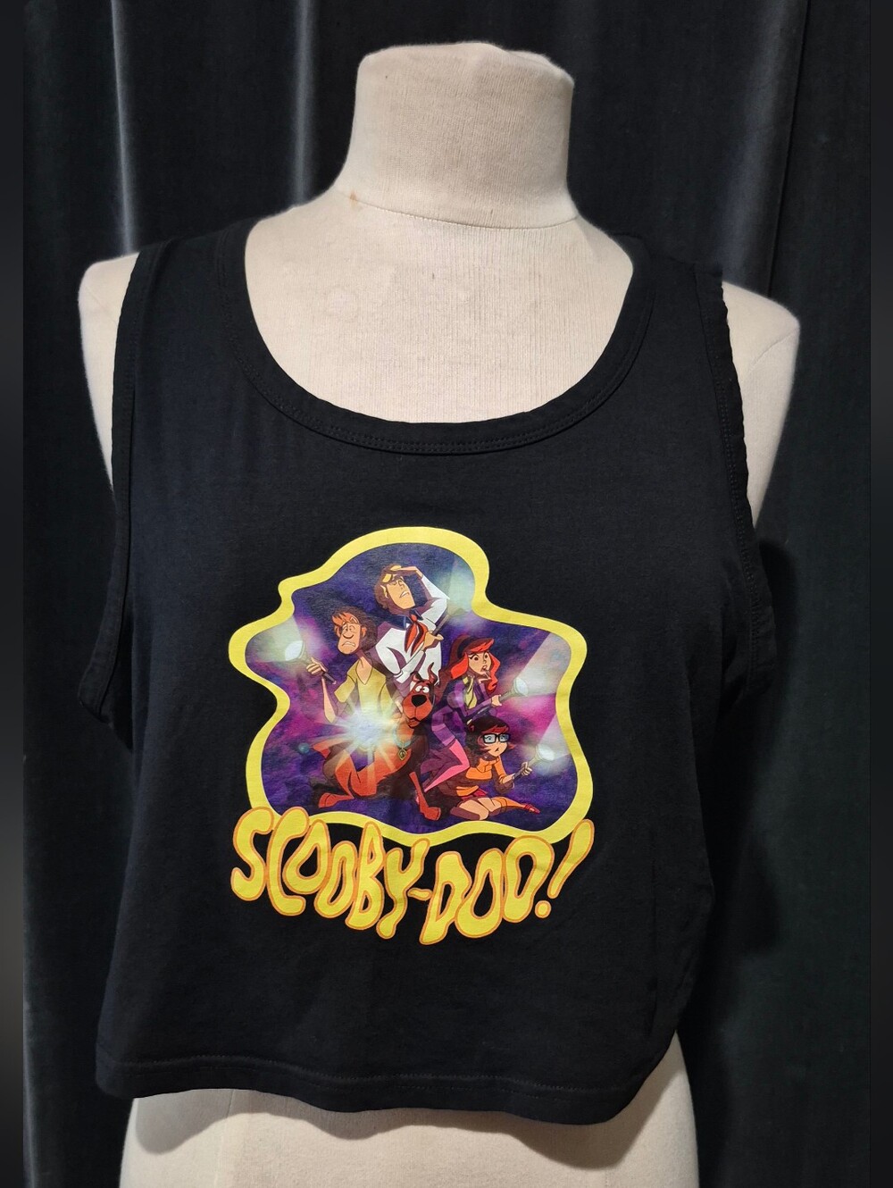 Black Scooby-Doo! Women's Graphic Tank Top